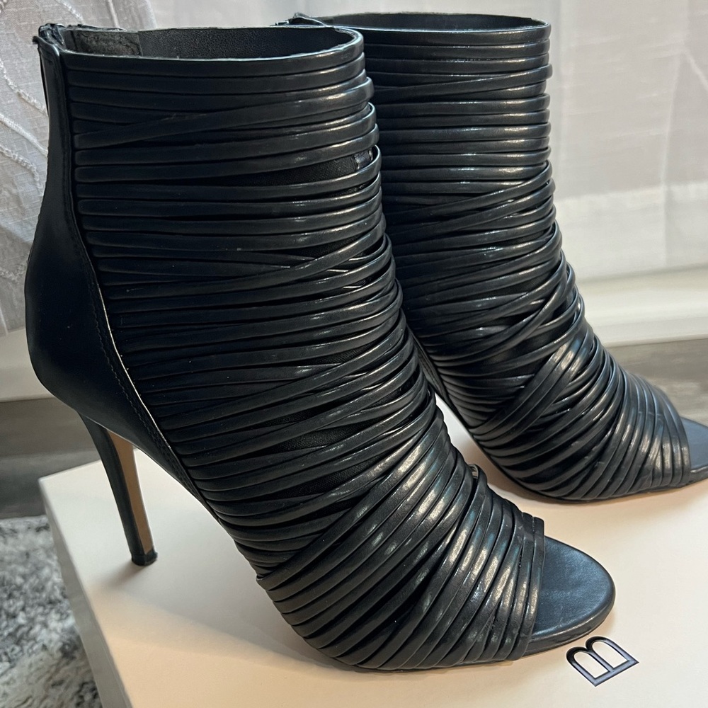 Woman’s Bcbgeneration Open Toe Bootie - image 1